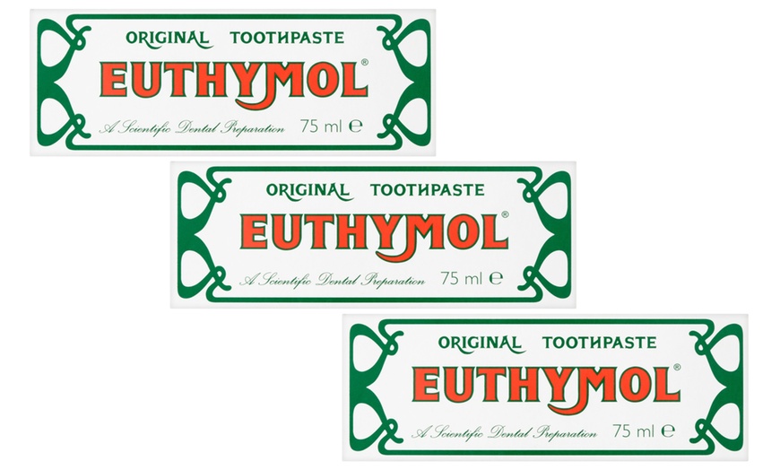 Image 1: Euthymol Original Toothpaste 75ml