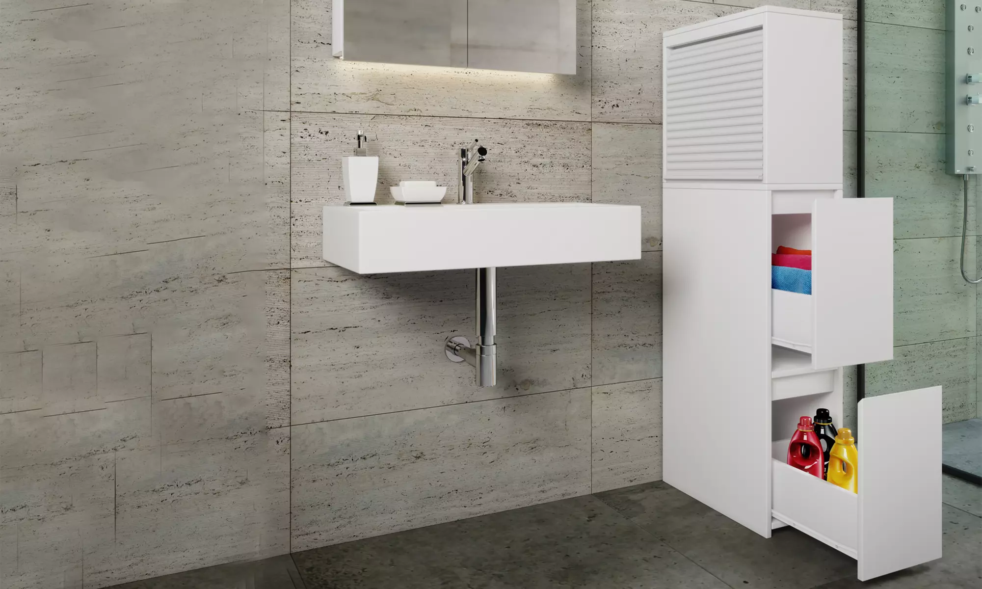 Meuble de rangement salle de bain Tasalo - Primary Image