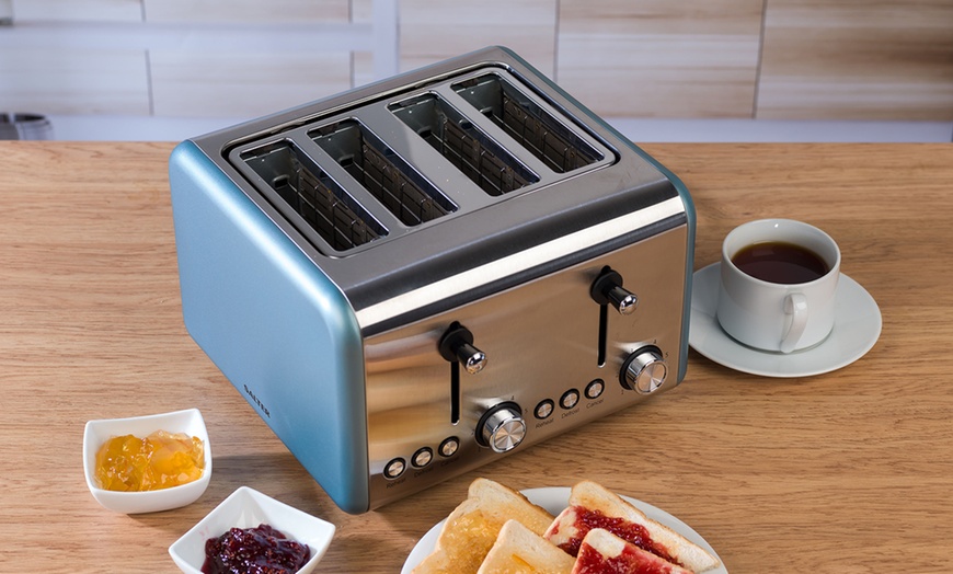 Image 5: Salter Polaris Four-Slice Toaster