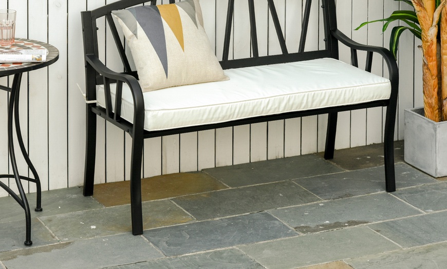 Image 31: Outsunny Outdoor Bench Cushion