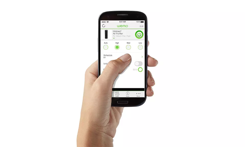 Holmes Smart WiFi-Enabled WeMo Air-Purifier Tower - Second Medium