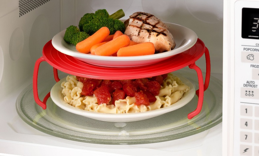 Image 1: Heat & Eat 4-in-1 Microwave Tray 