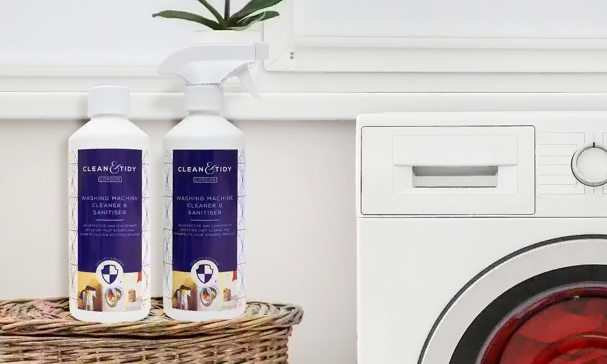 1 ou 2 lots de nettoyant et désinfectant pour machine à laver Clean & Tidy - Primary Image