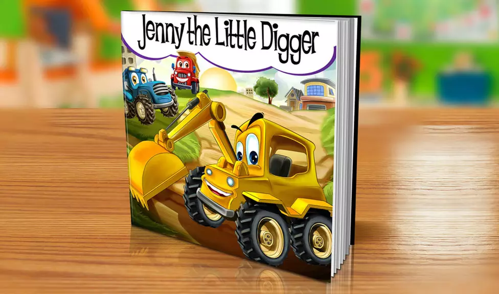 $9 or $14 for Softcover or Hardcover "The Little Digger" Personalized Kids Book from Dinkleboo (Up to 65% Off)  - Second Medium
