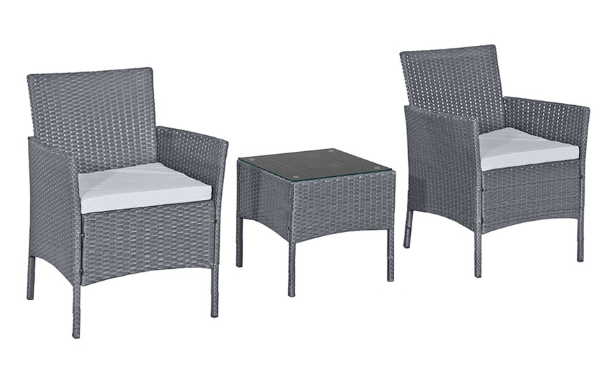 Image 4: Rattan-Effect Furniture Set