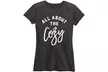 Women's Fall Theme Fashion Graphic Tees - Second Medium