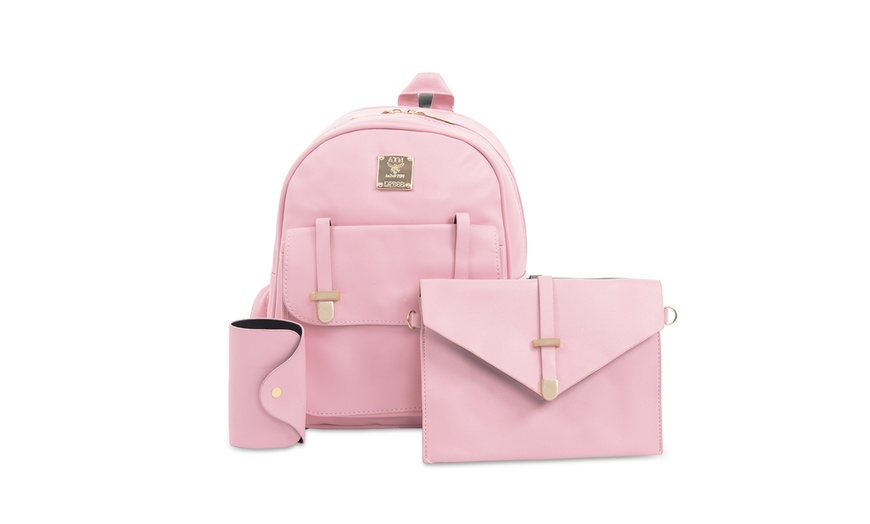 Image 3: Three-Piece Women's Backpack Set