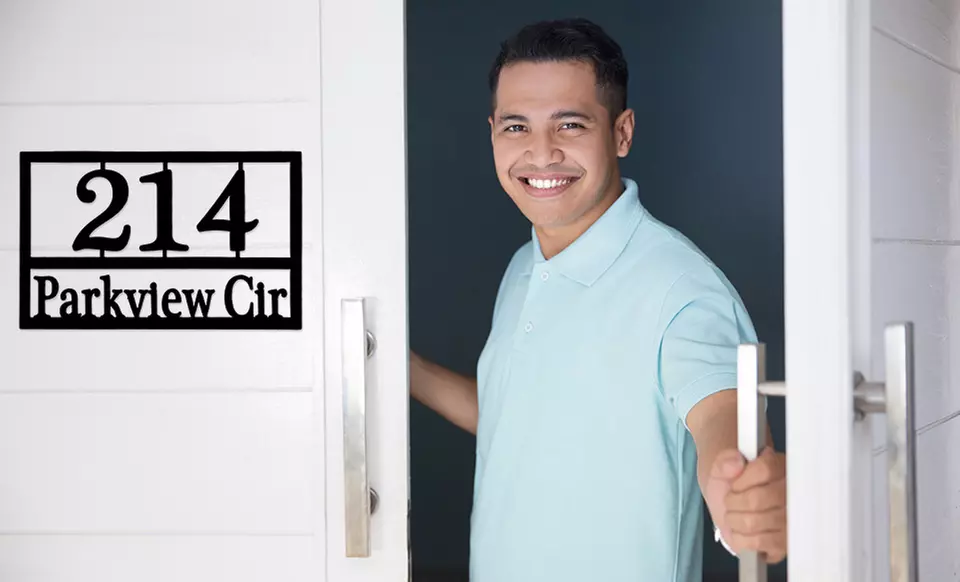 Personalized Metal Home Address Plaques for Every Occasion