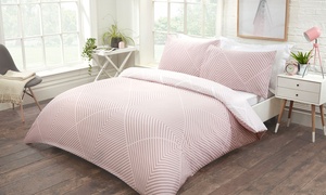 Striped Geometric Duvet Set 