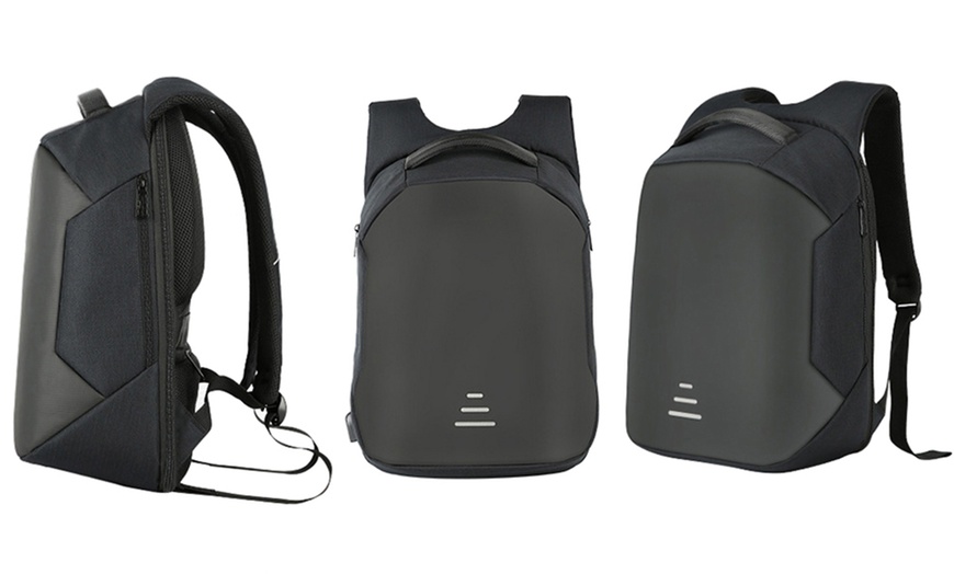 Image 4: One or Two Anti-Theft Backpacks with Optional Cable