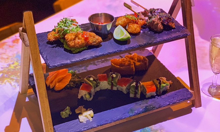 Image 2: Sushi and Asian Tapas Afternoon Tea for Two at Inamo Covent Garden