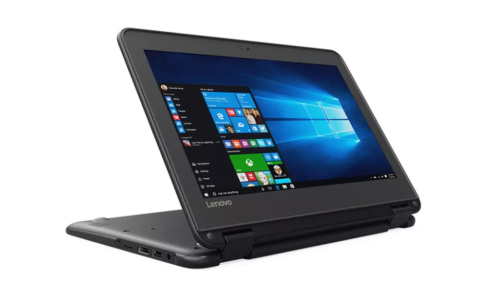 Lenovo N23 11.6" Convertible Touchscreen Laptop with 1.6GHz Intel Celeron N3060 Processor, 4GB RAM, and 32GB eMMC - Primary Image