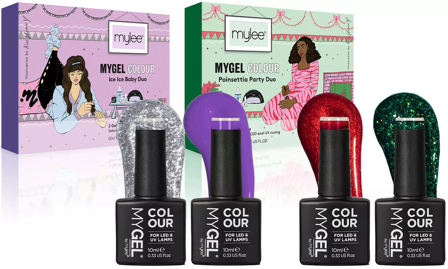 Mylee MyGel Christmas Gel Nail Polish Gift Set - Primary Image