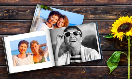 1, 2 ou 3 livres photo personnalisés A5 ou A4 avec couverture rigide de 20, 40 ou 60 pages avec Printerpix