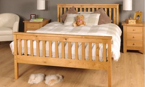 Sardinia Solid Wood Bed Frame with Optional Mattress