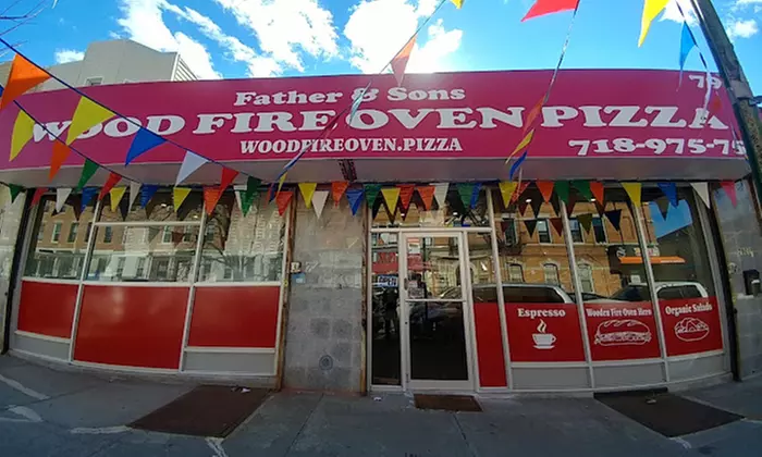 Up to $60 Towards the Menu (Valid for Dine-in or Take-out) at Father & Sons Wood Fire Oven Pizza (Up to 33% Off) - Primary Image