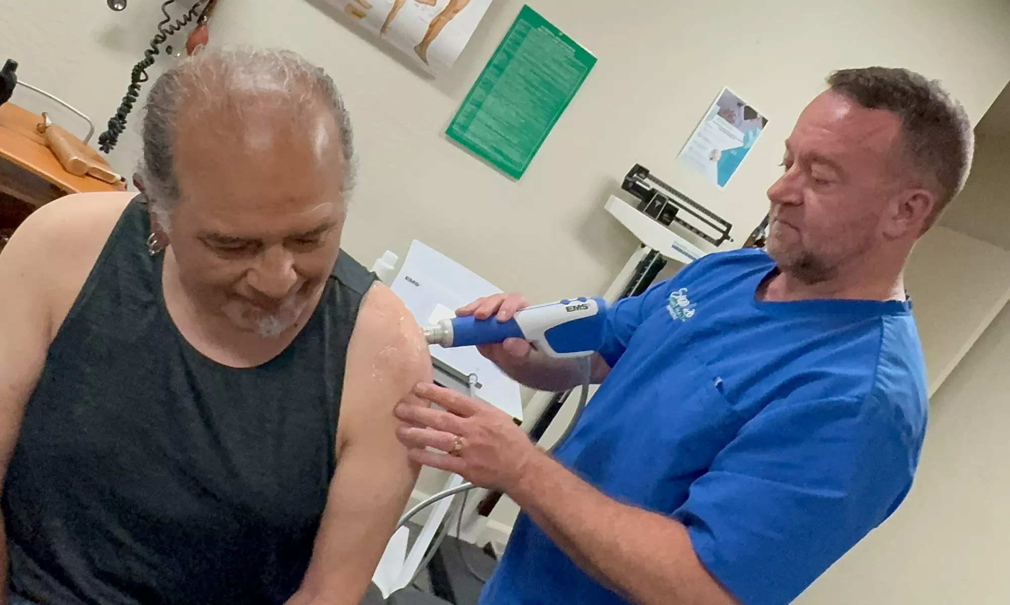 Relieve Pain With One or Two Shockwave Treatment (15–20 Minutes)