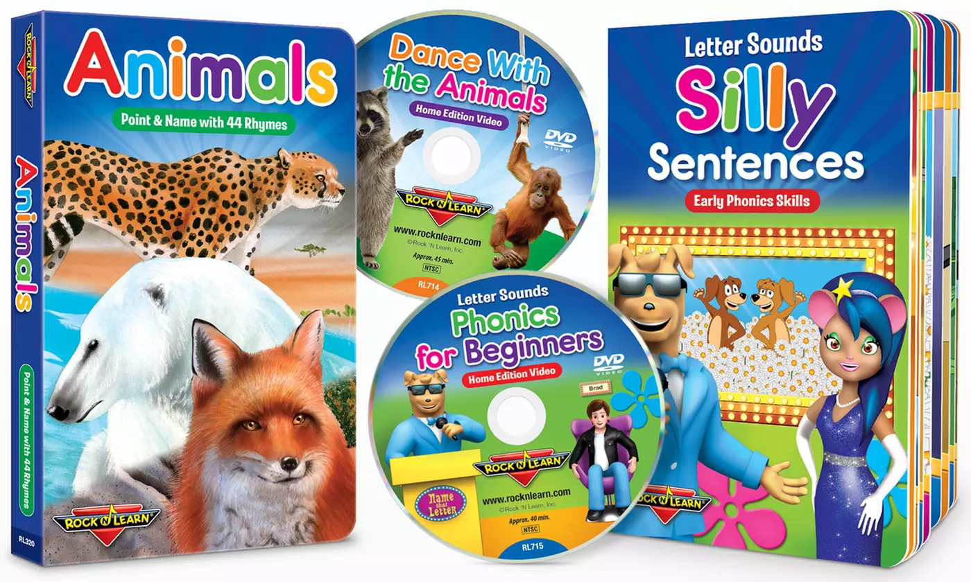 Rock 'N Learn Preschool Board Book and Video Set #2 - Primary Image