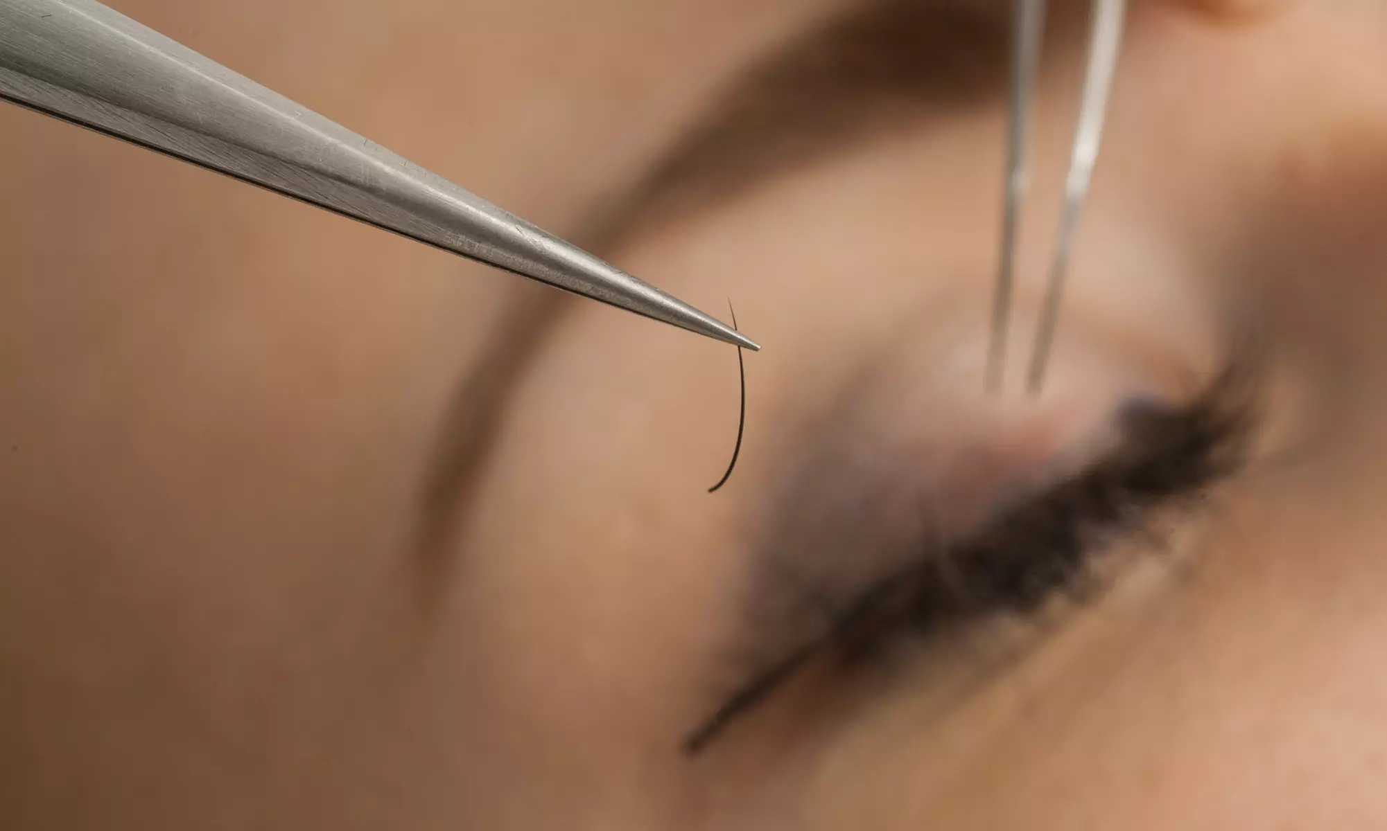 Wimpernverlängerung von Profis