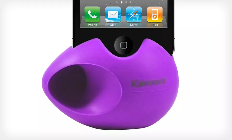$4.99 for a LifeWorks iConnect iPhone/iPod Amp Dock ($10 List Price). Seven Colors Available. Free Returns. - Second Medium