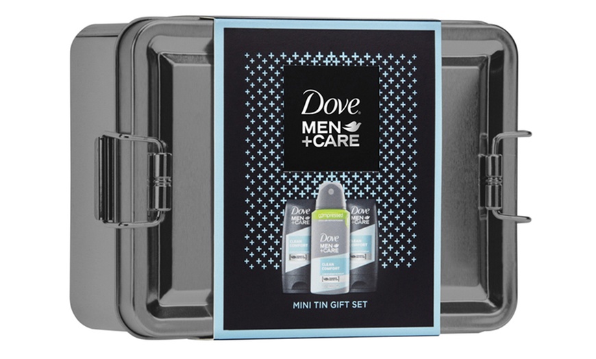 Image 3: Dove Men+Care Tin Gift Set