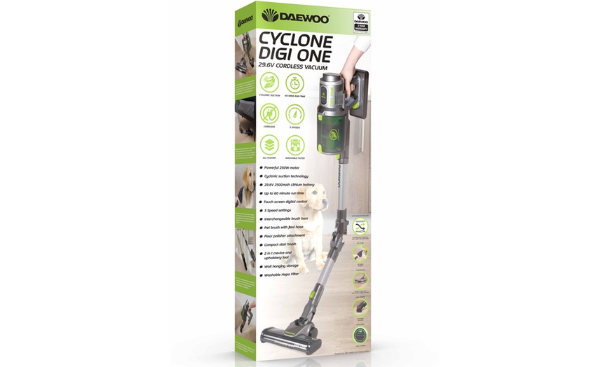 Image 6: Daewoo Cyclone Digi All-in-One Cordless Vacuum Cleaner