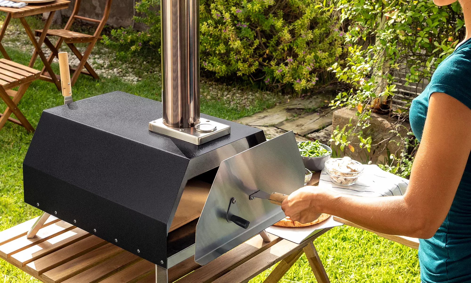 InnovaGoods Pellet-Pizza-Ofen