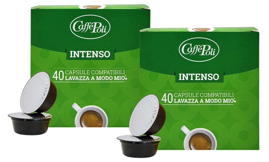 Image 2: 80, 240 o 400 capsule di caffè Poli compatibili con Lavazza A Modo Mio