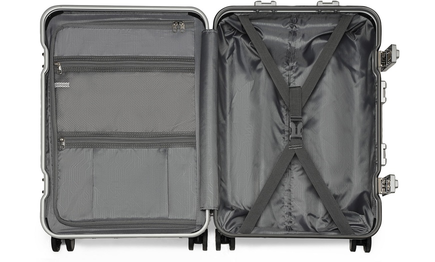 Image 8: Valise de 20 pouces avec cadre en aluminium rigide et serrure TSA