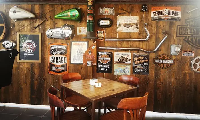 Lanzamiento de hacha y menú de hamburguesa para 2 o 4