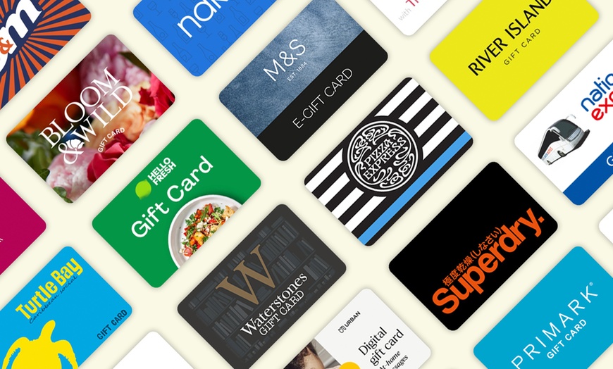 Image 1: From M&S to Superdry, £25 to £100 Multi-Brand Super Gift Card