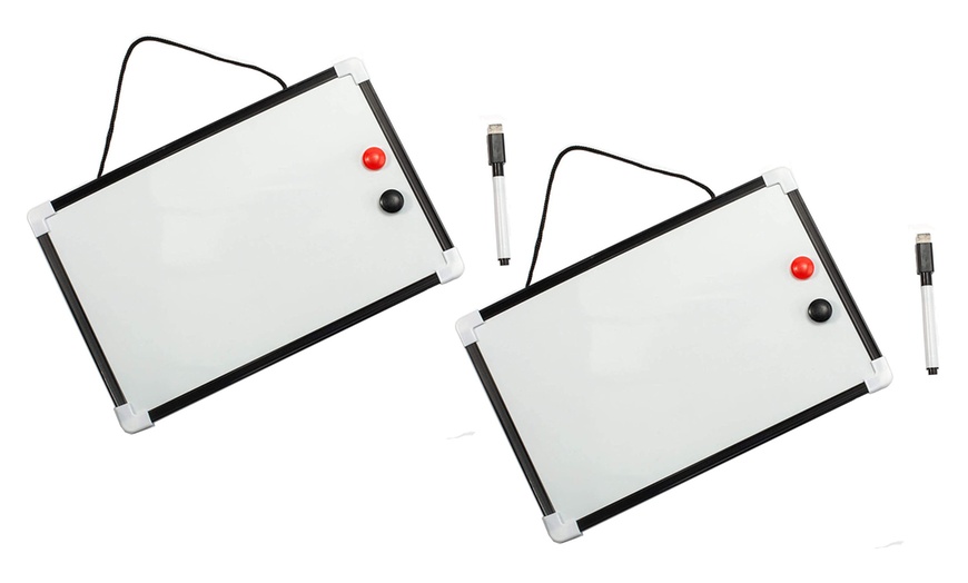 Image 10: 1 of 2 Generise A4 mini whiteboard met markeerstift en magneten