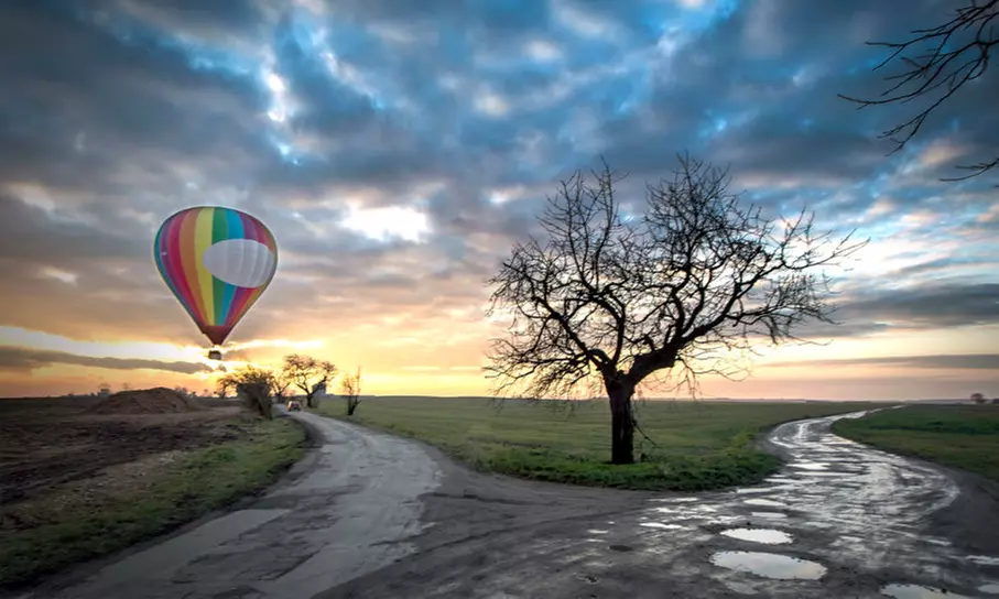 Lot balonem dla 2 osób z certyfikatem, zdjęciem, transportem i więcej