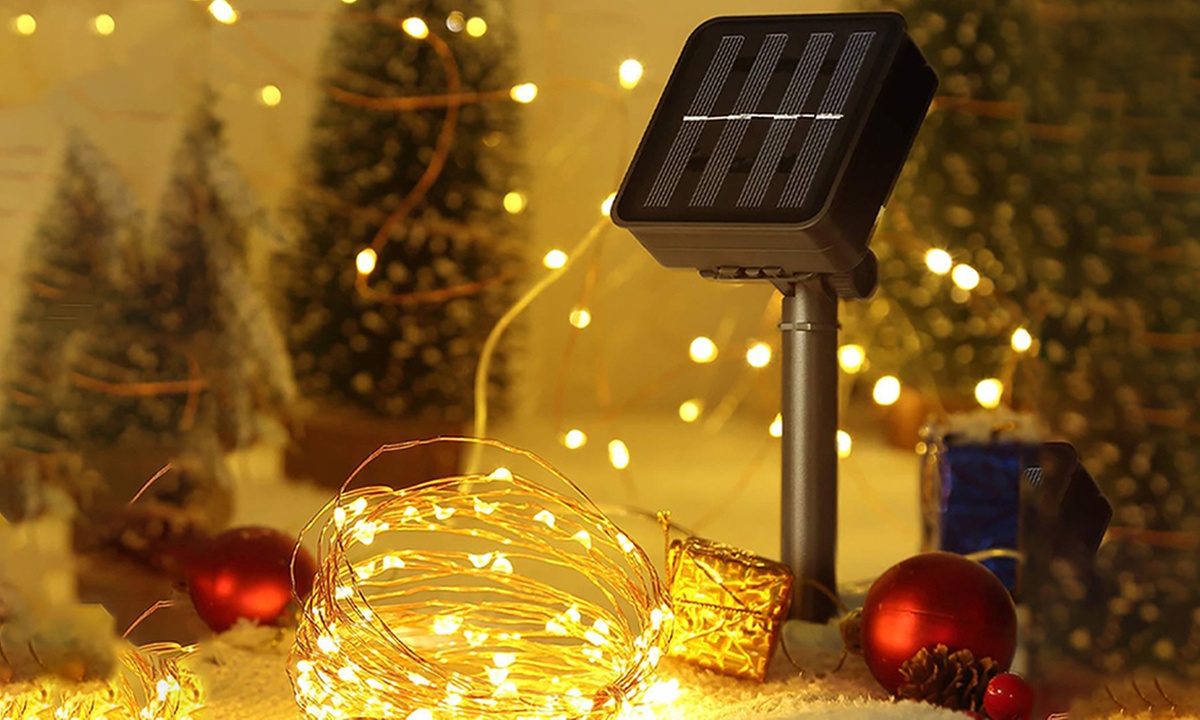 Pack de guirlandes solaires avec 200 ou 300 Leds