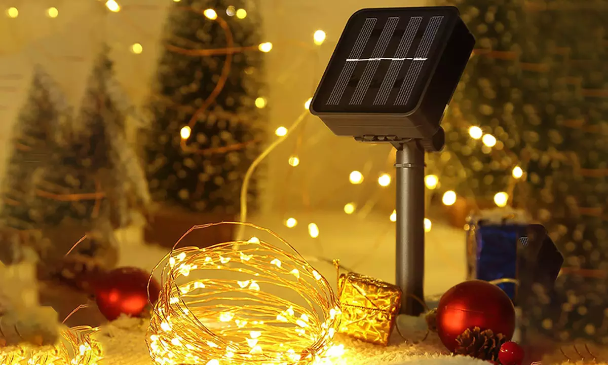 Pack de guirlandes solaires avec 200 ou 300 Leds