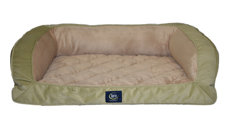 serta extra plush bolster dog bed