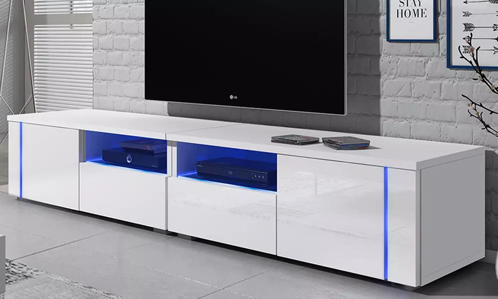 TV-Schrank Oxy mit LED-Beleuchtung in der Größe und Farbe nach Wahl - Primary Image