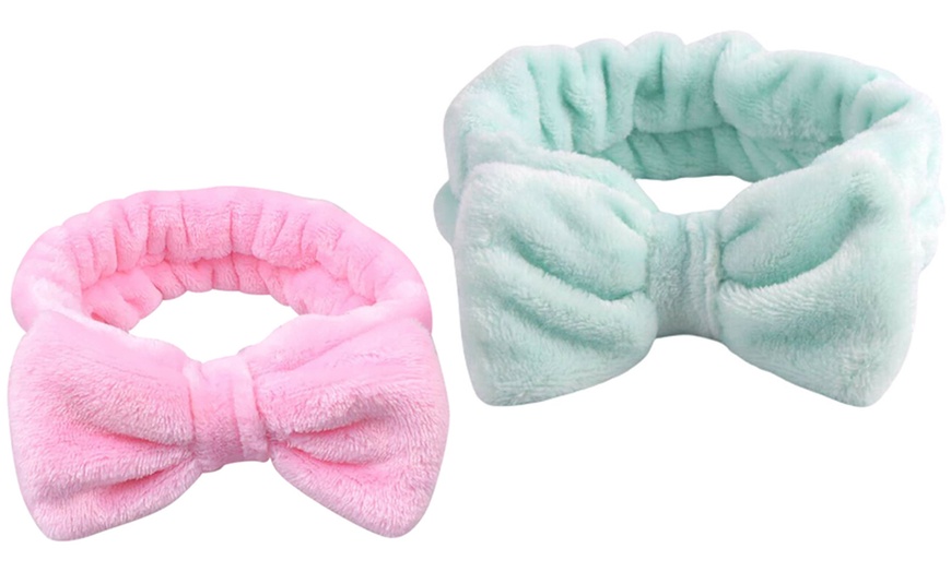 Image 9: Bow Plush Headband