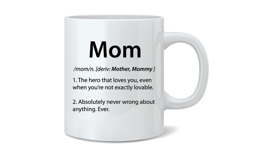 Image 26: One or Two Definition Novelty Mugs