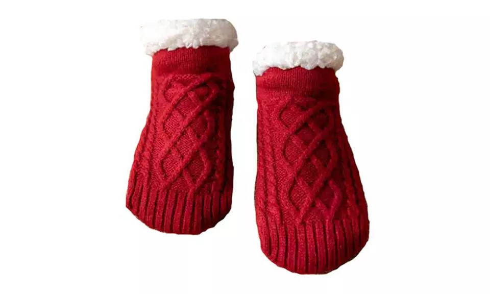 Calzini Invernali Antiscivolo Con Gommini – Caldi E Morbidi Con Pile – Uomo E Donna – 1 Paio – Taglie M, L, XL