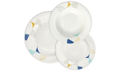 Servizio da tavola composto da 18 pezzi Olimpia Beverly Multicolor Tognana