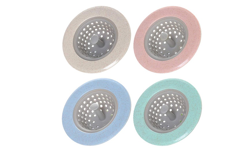 Image 3: Silicone Kitchen Sink Strainers