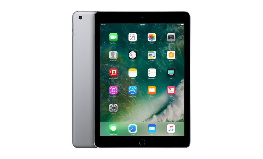 Image 1: Refurbished Apple iPad 5th Gen 9.7" Wi-Fi 32GB in Space Grey