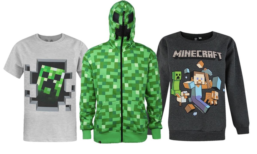 Image 1: Kids' Minecraft T-Shirt or Hoodie