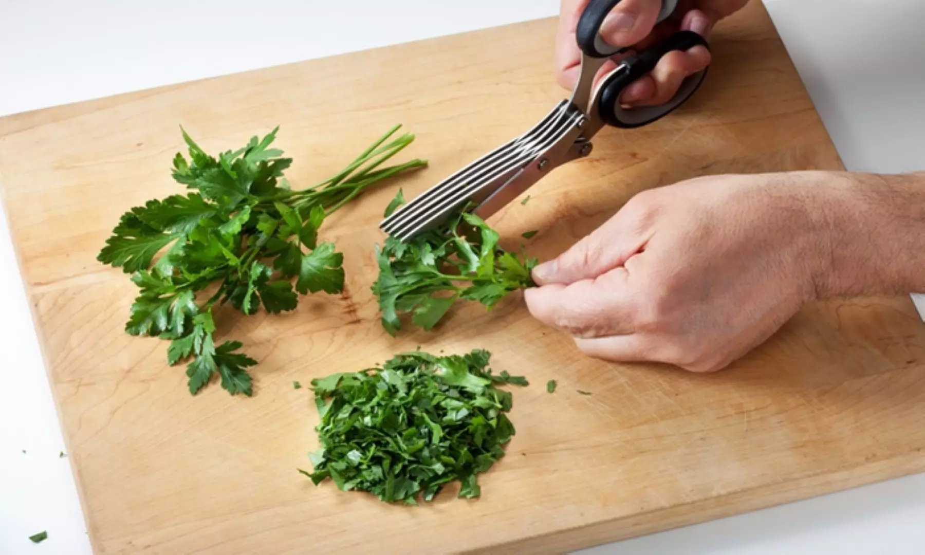 5-Blade Herb Scissors with Cleaning Cover - Primary Image