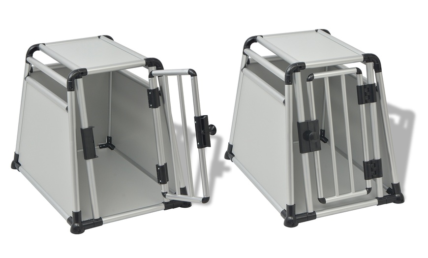 Image 5: Dog Aluminium Transport Box 