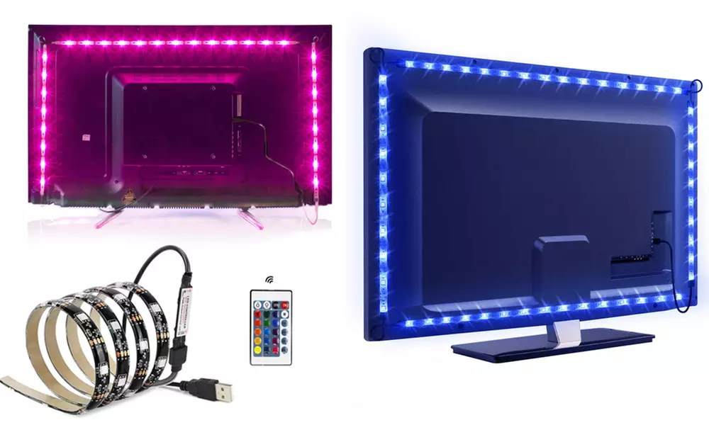 1 ou 2 bandes LED couleur 200 cm - Primary Image