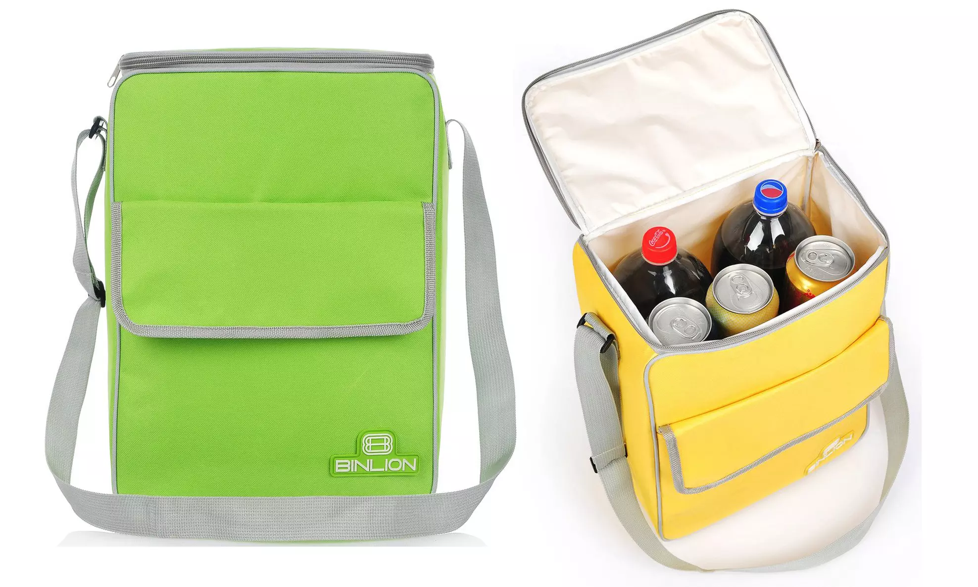 Insulated Cooling Bag with Front Pocket - Primary Image