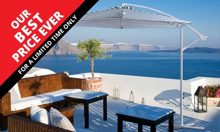 $79 for a 3m Milano Resort-Style Striped Outdoor Umbrella (Don't Pay $449)