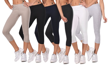 Legging longueur trois quart en coton